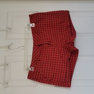 Bullhead Black Plaid Short Shorts. Size 9
